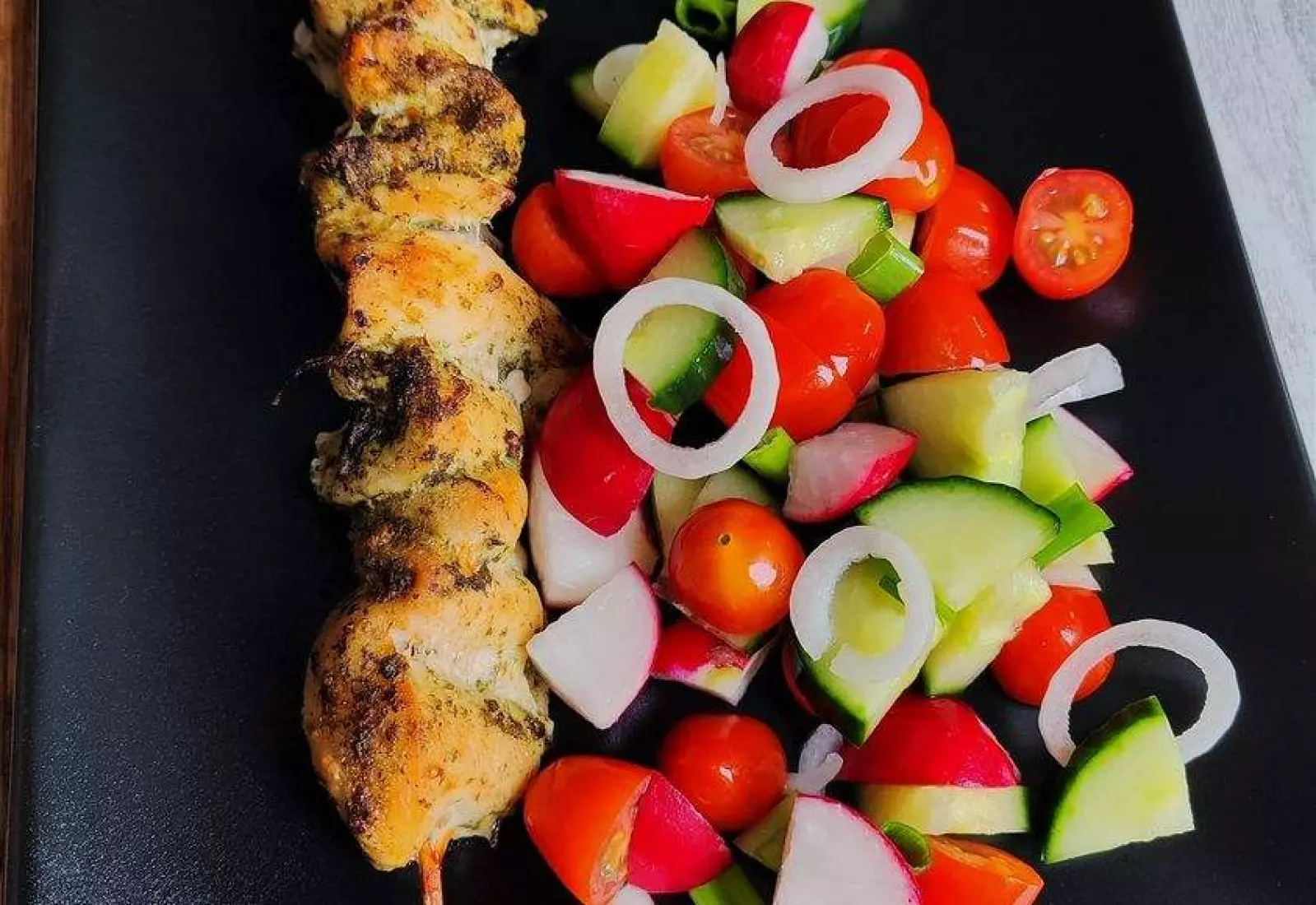 Bylinkové kuřecí špízy